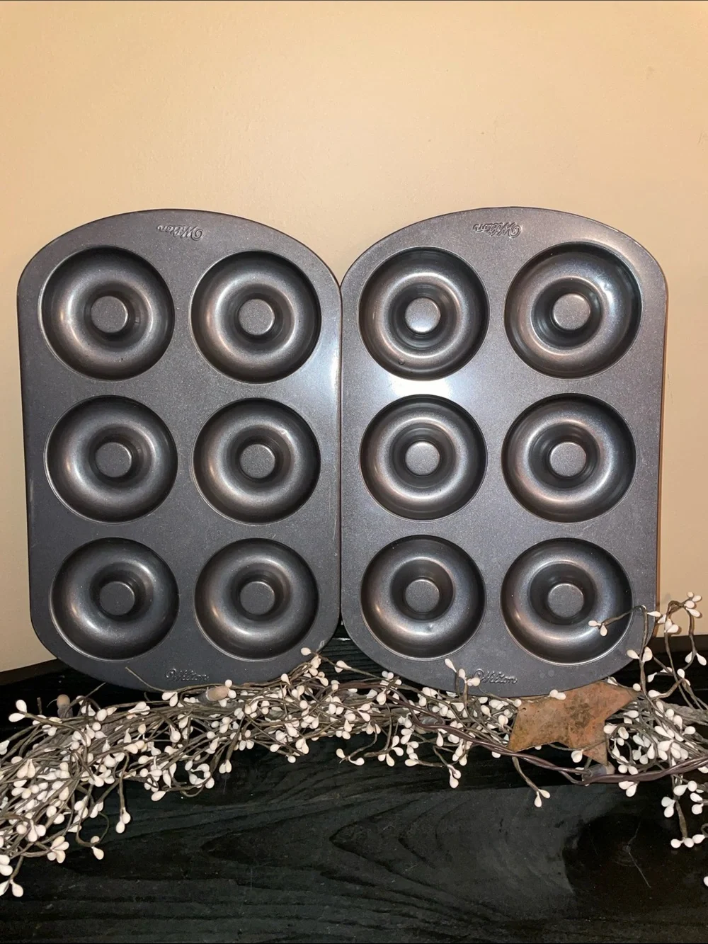 Wilton Gray Nonstick Donut Pan Set - 2 Pack
